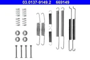 Zubehörsatz, Bremsbacken ATE 03.0137-9149.2