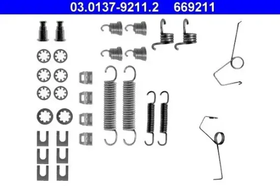 Zubehörsatz, Bremsbacken ATE 03.0137-9211.2 Bild Zubehörsatz, Bremsbacken ATE 03.0137-9211.2