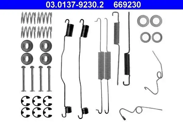 Zubehörsatz, Bremsbacken ATE 03.0137-9230.2