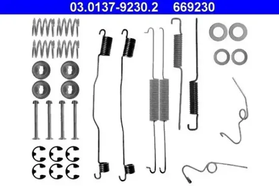 Zubehörsatz, Bremsbacken Hinterachse ATE 03.0137-9230.2 Bild Zubehörsatz, Bremsbacken Hinterachse ATE 03.0137-9230.2