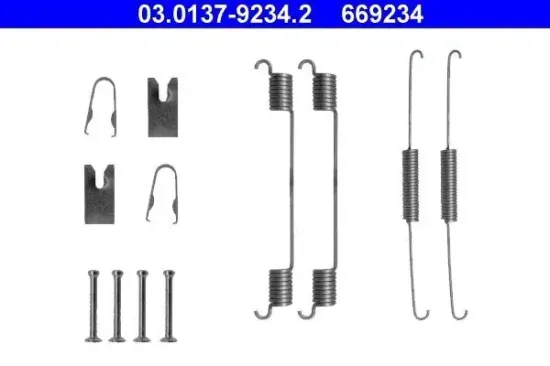 Zubehörsatz, Bremsbacken Hinterachse ATE 03.0137-9234.2 Bild Zubehörsatz, Bremsbacken Hinterachse ATE 03.0137-9234.2