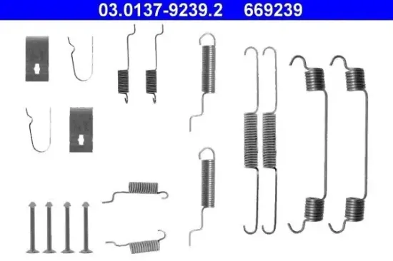 Zubehörsatz, Bremsbacken Hinterachse ATE 03.0137-9239.2 Bild Zubehörsatz, Bremsbacken Hinterachse ATE 03.0137-9239.2