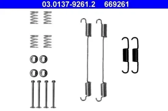 Zubehörsatz, Bremsbacken Hinterachse ATE 03.0137-9261.2 Bild Zubehörsatz, Bremsbacken Hinterachse ATE 03.0137-9261.2