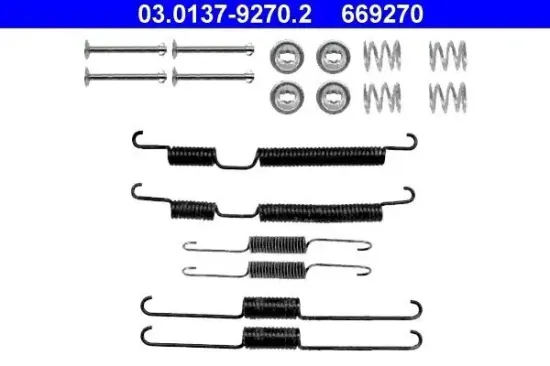 Zubehörsatz, Bremsbacken Hinterachse ATE 03.0137-9270.2 Bild Zubehörsatz, Bremsbacken Hinterachse ATE 03.0137-9270.2