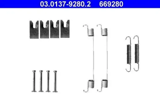 Zubehörsatz, Bremsbacken Hinterachse ATE 03.0137-9280.2 Bild Zubehörsatz, Bremsbacken Hinterachse ATE 03.0137-9280.2