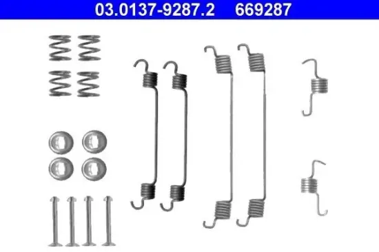 Zubehörsatz, Bremsbacken Hinterachse ATE 03.0137-9287.2 Bild Zubehörsatz, Bremsbacken Hinterachse ATE 03.0137-9287.2