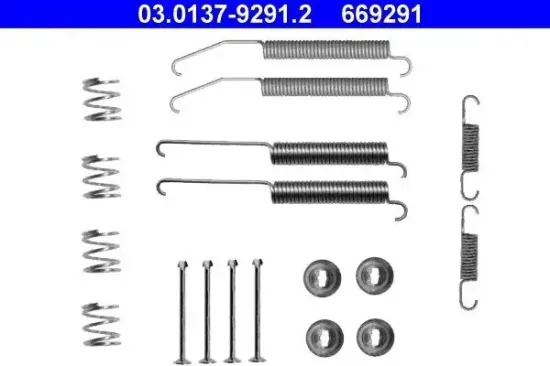 Zubehörsatz, Bremsbacken Hinterachse ATE 03.0137-9291.2 Bild Zubehörsatz, Bremsbacken Hinterachse ATE 03.0137-9291.2