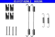 Zubehörsatz, Bremsbacken Hinterachse ATE 03.0137-9296.2