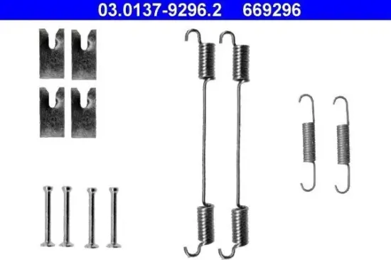 Zubehörsatz, Bremsbacken Hinterachse ATE 03.0137-9296.2 Bild Zubehörsatz, Bremsbacken Hinterachse ATE 03.0137-9296.2