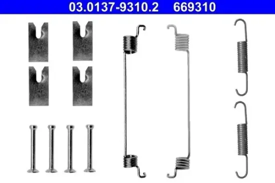 Zubehörsatz, Bremsbacken ATE 03.0137-9310.2 Bild Zubehörsatz, Bremsbacken ATE 03.0137-9310.2