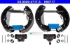 Bremsbackensatz Hinterachse ATE 03.0520-3717.3 Bild Bremsbackensatz Hinterachse ATE 03.0520-3717.3