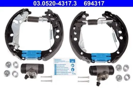 Bremsbackensatz Hinterachse ATE 03.0520-4317.3 Bild Bremsbackensatz Hinterachse ATE 03.0520-4317.3