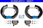 Bremsbackensatz Hinterachse ATE 03.0520-4517.3