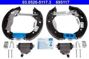 Bremsbackensatz Hinterachse ATE 03.0520-5117.3