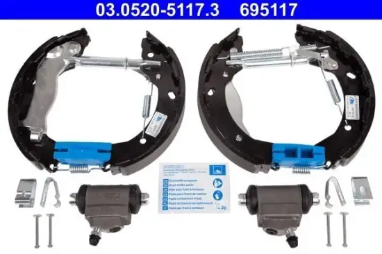 Bremsbackensatz Hinterachse ATE 03.0520-5117.3 Bild Bremsbackensatz Hinterachse ATE 03.0520-5117.3