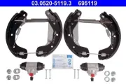 Bremsbackensatz Hinterachse ATE 03.0520-5119.3