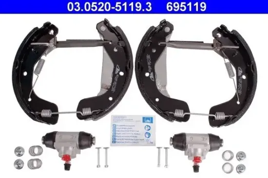 Bremsbackensatz Hinterachse ATE 03.0520-5119.3 Bild Bremsbackensatz Hinterachse ATE 03.0520-5119.3