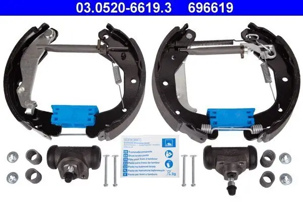 Bremsbackensatz Hinterachse ATE 03.0520-6619.3