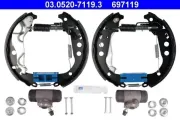 Bremsbackensatz Hinterachse ATE 03.0520-7119.3