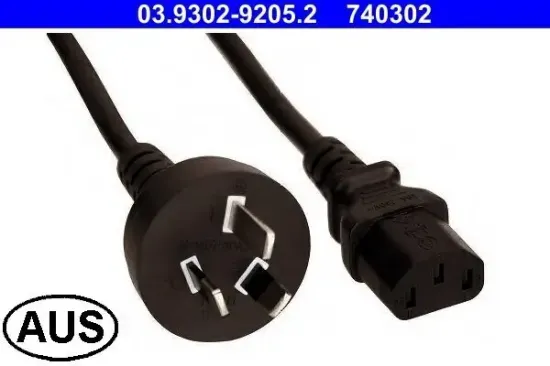 Netzkabel, Füll-/Entlüftungsgerät (Bremshydraulik) ATE 03.9302-9205.2 Bild Netzkabel, Füll-/Entlüftungsgerät (Bremshydraulik) ATE 03.9302-9205.2