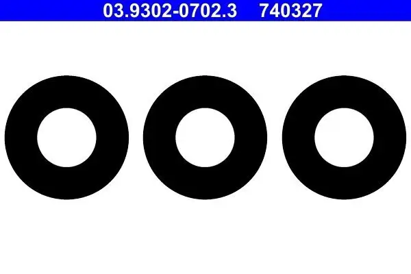 Dichtungssatz, Anschlussadapter (Entlüftungsgerät) ATE 03.9302-0702.3