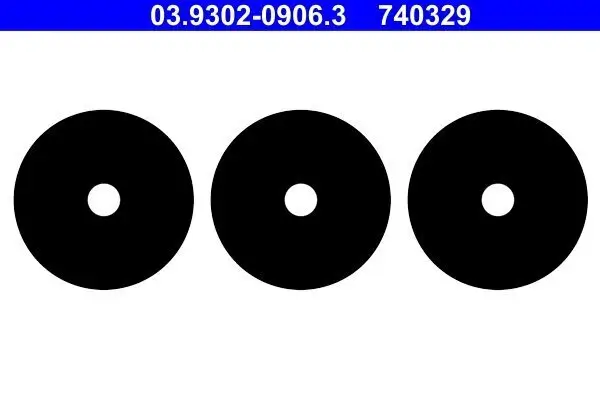 Dichtungssatz, Anschlussadapter (Entlüftungsgerät) ATE 03.9302-0906.3