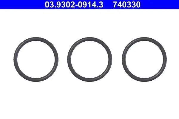 Dichtungssatz, Anschlussadapter (Entlüftungsgerät) ATE 03.9302-0914.3