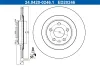 Bremsscheibe Hinterachse ATE 24.0420-0246.1