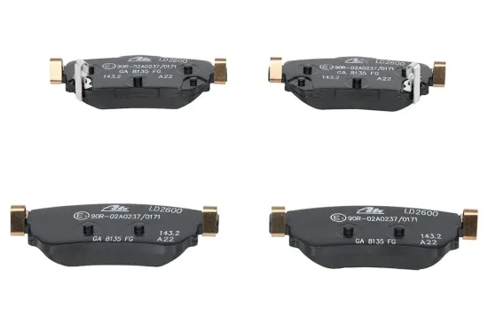 Bremsbelagsatz, Scheibenbremse Hinterachse ATE 13.0470-2600.2 Bild Bremsbelagsatz, Scheibenbremse Hinterachse ATE 13.0470-2600.2