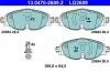 Bremsbelagsatz, Scheibenbremse ATE 13.0470-2609.2