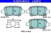 Bremsbelagsatz, Scheibenbremse Hinterachse ATE 13.0470-2615.2 Bild Bremsbelagsatz, Scheibenbremse Hinterachse ATE 13.0470-2615.2