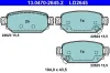 Bremsbelagsatz, Scheibenbremse Hinterachse ATE 13.0470-2645.2 Bild Bremsbelagsatz, Scheibenbremse Hinterachse ATE 13.0470-2645.2