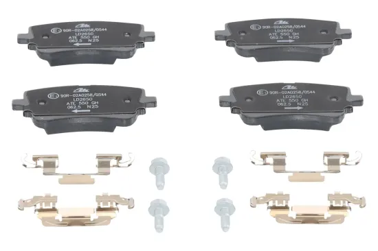 Bremsbelagsatz, Scheibenbremse Hinterachse ATE 13.0470-2650.2 Bild Bremsbelagsatz, Scheibenbremse Hinterachse ATE 13.0470-2650.2