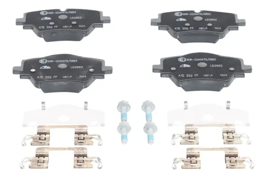 Bremsbelagsatz, Scheibenbremse Vorderachse ATE 13.0470-2662.2 Bild Bremsbelagsatz, Scheibenbremse Vorderachse ATE 13.0470-2662.2