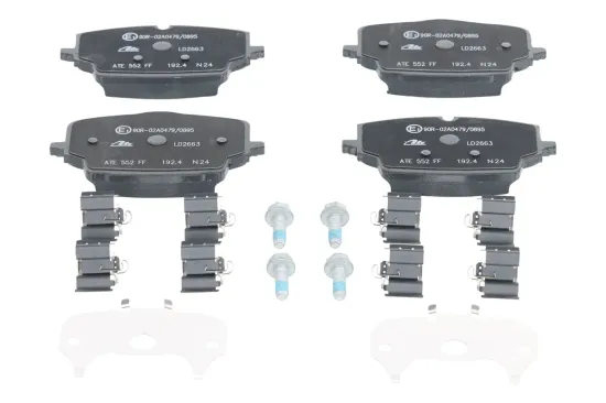 Bremsbelagsatz, Scheibenbremse Vorderachse ATE 13.0470-2663.2 Bild Bremsbelagsatz, Scheibenbremse Vorderachse ATE 13.0470-2663.2