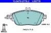 Bremsbelagsatz, Scheibenbremse ATE 13.0470-2779.2 Bild Bremsbelagsatz, Scheibenbremse ATE 13.0470-2779.2