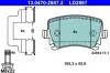 Bremsbelagsatz, Scheibenbremse ATE 13.0470-2887.2 Bild Bremsbelagsatz, Scheibenbremse ATE 13.0470-2887.2