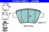 Bremsbelagsatz, Scheibenbremse ATE 13.0470-3858.2 Bild Bremsbelagsatz, Scheibenbremse ATE 13.0470-3858.2