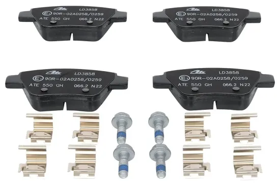 Bremsbelagsatz, Scheibenbremse ATE 13.0470-3858.2 Bild Bremsbelagsatz, Scheibenbremse ATE 13.0470-3858.2