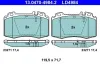 Bremsbelagsatz, Scheibenbremse ATE 13.0470-4984.2 Bild Bremsbelagsatz, Scheibenbremse ATE 13.0470-4984.2