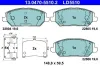 Bremsbelagsatz, Scheibenbremse ATE 13.0470-5510.2 Bild Bremsbelagsatz, Scheibenbremse ATE 13.0470-5510.2