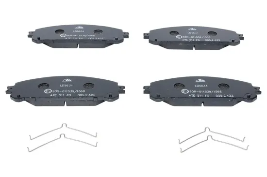 Bremsbelagsatz, Scheibenbremse Vorderachse ATE 13.0470-5634.2 Bild Bremsbelagsatz, Scheibenbremse Vorderachse ATE 13.0470-5634.2