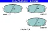 Bremsbelagsatz, Scheibenbremse ATE 13.0470-5742.2 Bild Bremsbelagsatz, Scheibenbremse ATE 13.0470-5742.2