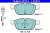 Bremsbelagsatz, Scheibenbremse ATE 13.0470-7279.2 Bild Bremsbelagsatz, Scheibenbremse ATE 13.0470-7279.2