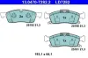 Bremsbelagsatz, Scheibenbremse ATE 13.0470-7282.2 Bild Bremsbelagsatz, Scheibenbremse ATE 13.0470-7282.2