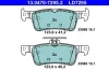 Bremsbelagsatz, Scheibenbremse ATE 13.0470-7295.2 Bild Bremsbelagsatz, Scheibenbremse ATE 13.0470-7295.2