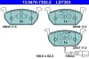 Bremsbelagsatz, Scheibenbremse ATE 13.0470-7303.2 Bild Bremsbelagsatz, Scheibenbremse ATE 13.0470-7303.2