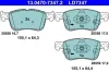 Bremsbelagsatz, Scheibenbremse ATE 13.0470-7347.2 Bild Bremsbelagsatz, Scheibenbremse ATE 13.0470-7347.2