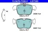 Bremsbelagsatz, Scheibenbremse ATE 13.0470-7355.2 Bild Bremsbelagsatz, Scheibenbremse ATE 13.0470-7355.2