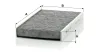 Filter, Innenraumluft hinter dem Handschuhfach MANN-FILTER CUK 1629 Bild Filter, Innenraumluft hinter dem Handschuhfach MANN-FILTER CUK 1629